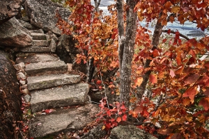 Ladder Trail granite steps